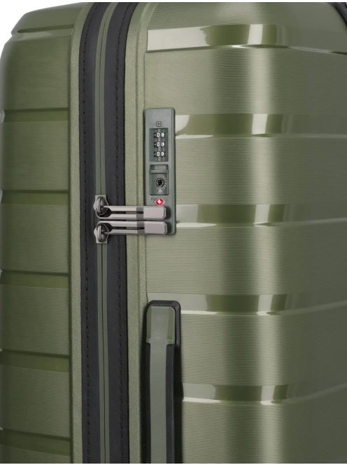 Travelite Air Base zöld 4 kerekű nagy bőrönd