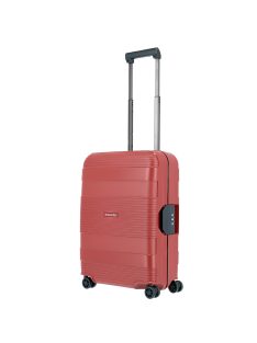 Travelite Korfu piros 4 kerekű csatos kabinbőrönd