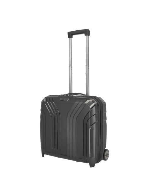Travelite Elvaa fekete 4 kerekű üzleti kabinbőrönd