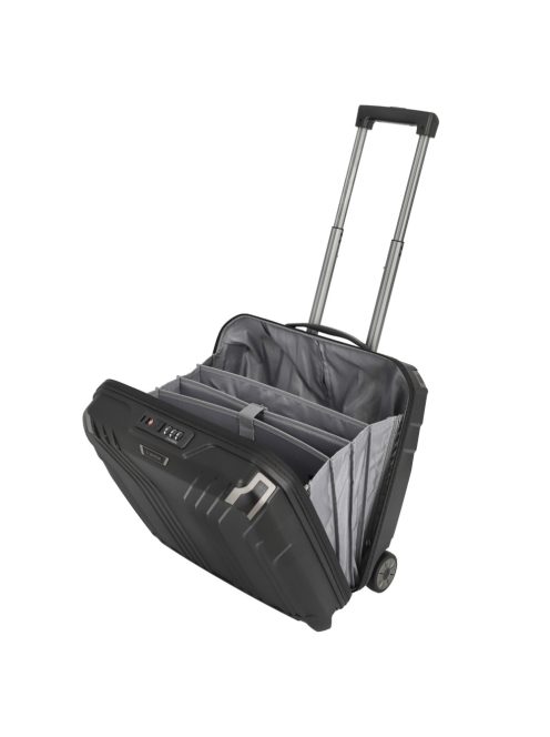 Travelite Elvaa fekete 4 kerekű üzleti kabinbőrönd