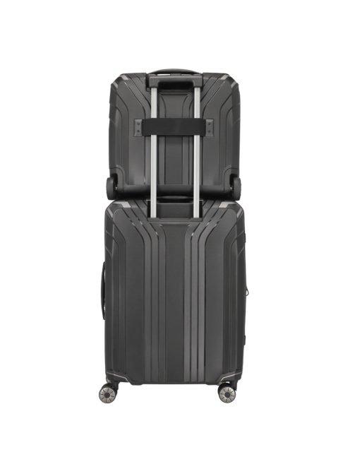 Travelite Elvaa fekete 4 kerekű üzleti kabinbőrönd