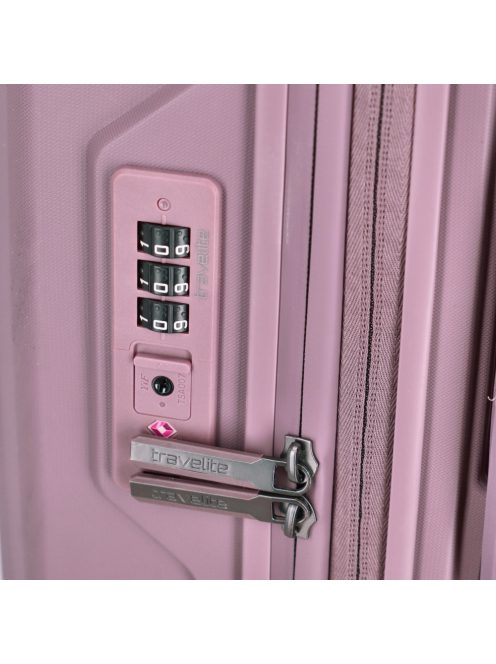 Travelite Elvaa rózsaszín 4 kerekű üzleti kabinbőrönd