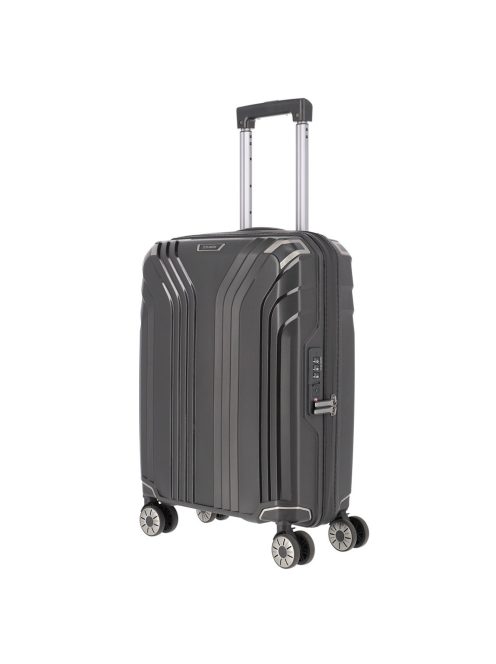 Travelite Elvaa fekete 4 kerekű kabinbőrönd
