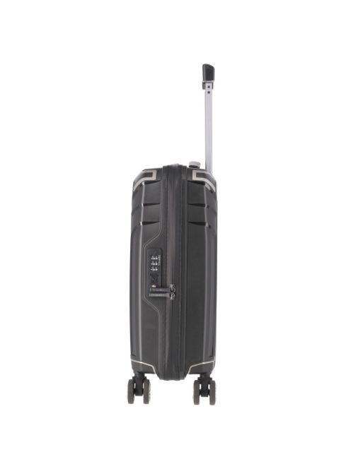 Travelite Elvaa fekete 4 kerekű kabinbőrönd