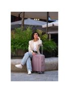Travelite Elvaa rózsaszín 4 kerekű kabinbőrönd