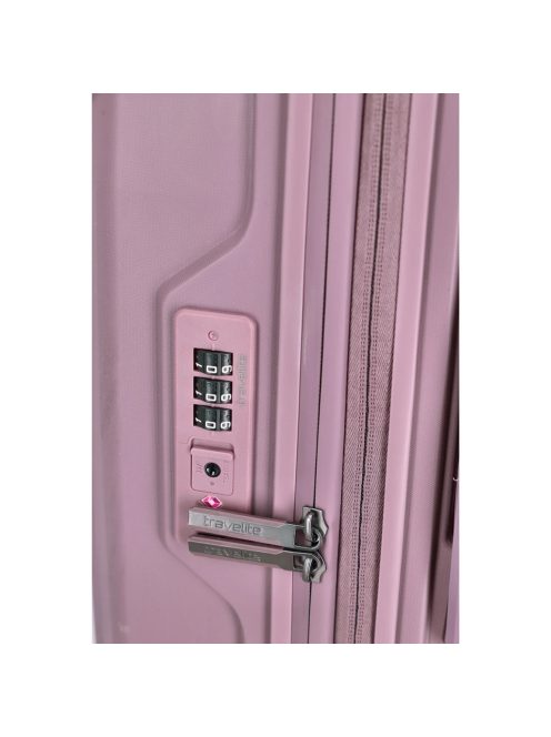 Travelite Elvaa rózsaszín 4 kerekű nagy bőrönd