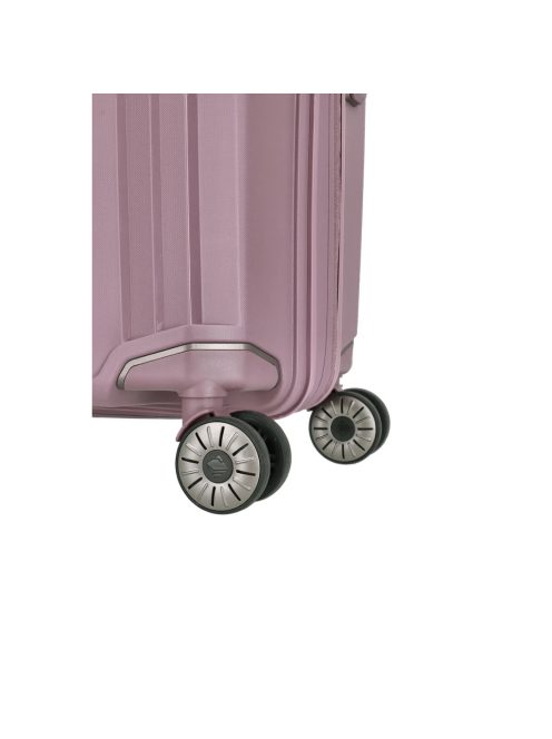 Travelite Elvaa rózsaszín 4 kerekű nagy bőrönd