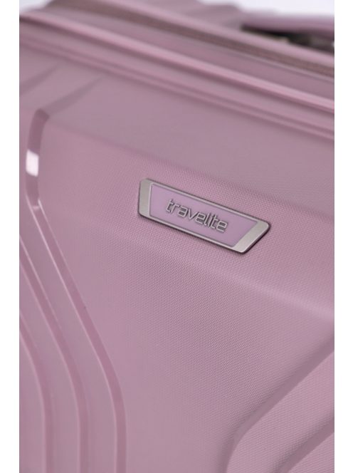 Travelite Elvaa rózsaszín 4 kerekű nagy bőrönd