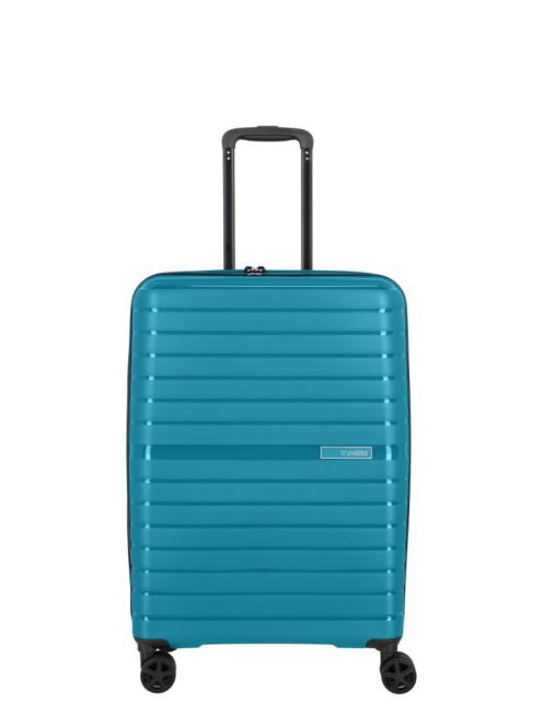 Travelite Trient petrol 4 kerekű közepes bőrönd