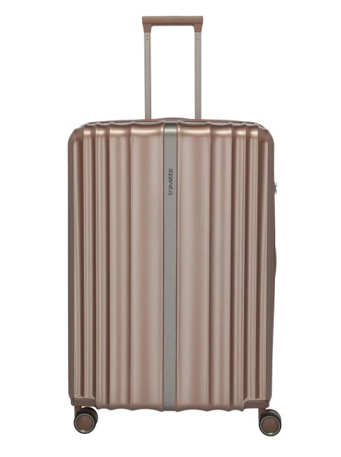 Travelite Paros rose gold 4 kerekű nagy bőrönd