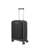 Travelite Mooby fekete 4 kerekű első zsebes kabinbőrönd