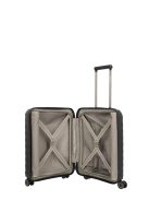 Travelite Mooby fekete 4 kerekű első zsebes kabinbőrönd