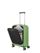 Travelite Mooby zöld 4 kerekű első zsebes kabinbőrönd