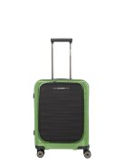 Travelite Mooby zöld 4 kerekű első zsebes kabinbőrönd