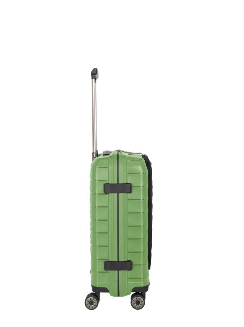 Travelite Mooby zöld 4 kerekű első zsebes kabinbőrönd