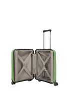 Travelite Mooby zöld 4 kerekű első zsebes kabinbőrönd