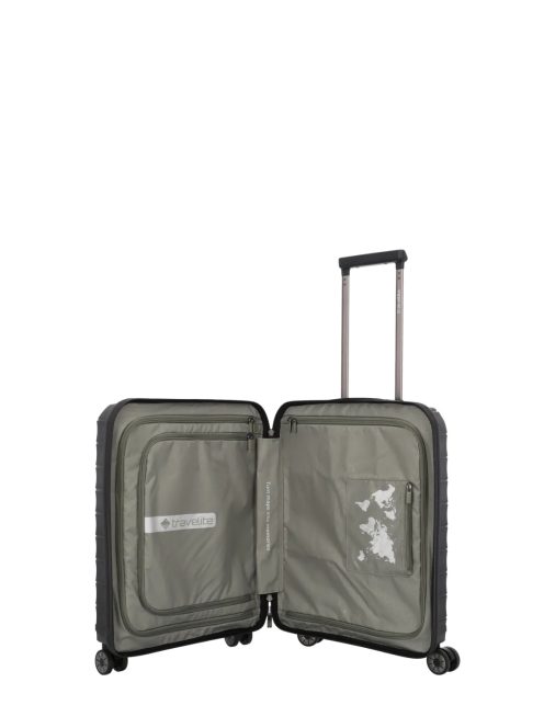 Travelite Mooby fekete 4 kerekű kabinbőrönd