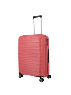   Travelite Mooby piros 4 kerekű bővíthető közepes bőrönd