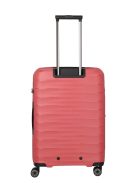 Travelite Mooby piros 4 kerekű bővíthető közepes bőrönd