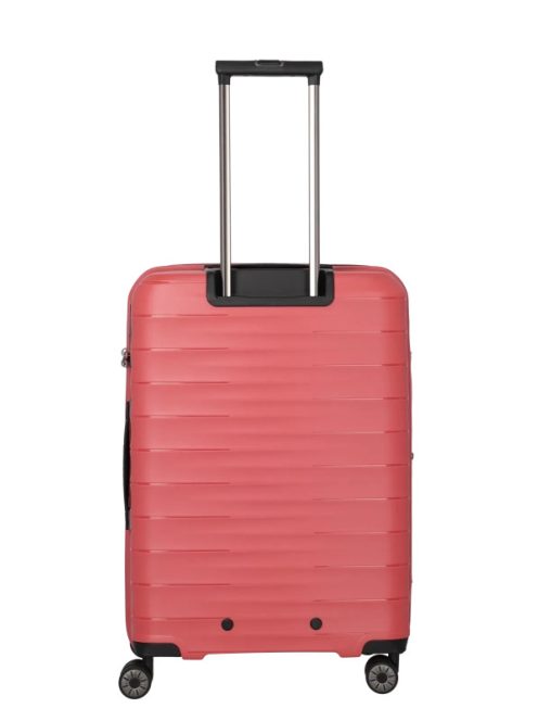 Travelite Mooby piros 4 kerekű bővíthető közepes bőrönd