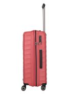 Travelite Mooby piros 4 kerekű bővíthető közepes bőrönd