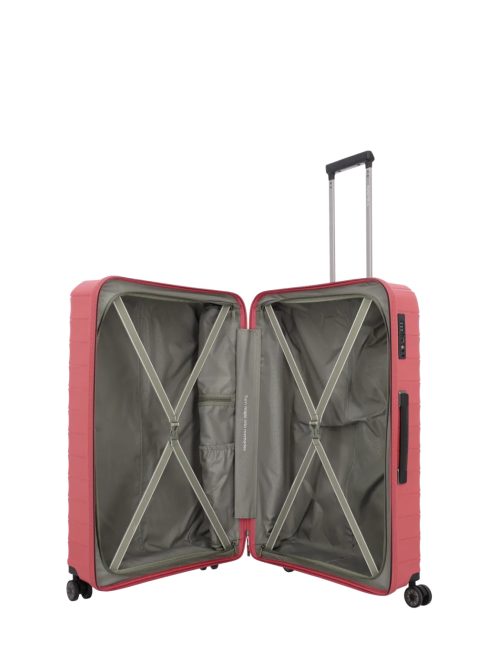 Travelite Mooby piros 4 kerekű nagy bőrönd