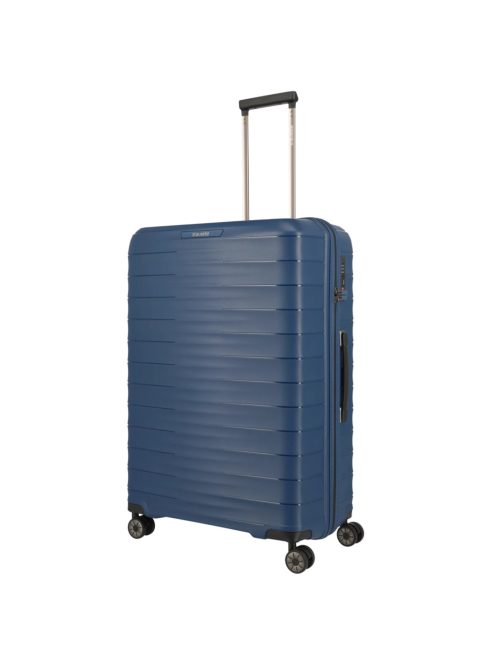 Travelite Mooby kék 4 kerekű nagy bőrönd