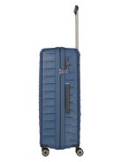 Travelite Mooby kék 4 kerekű nagy bőrönd