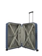 Travelite Mooby kék 4 kerekű nagy bőrönd