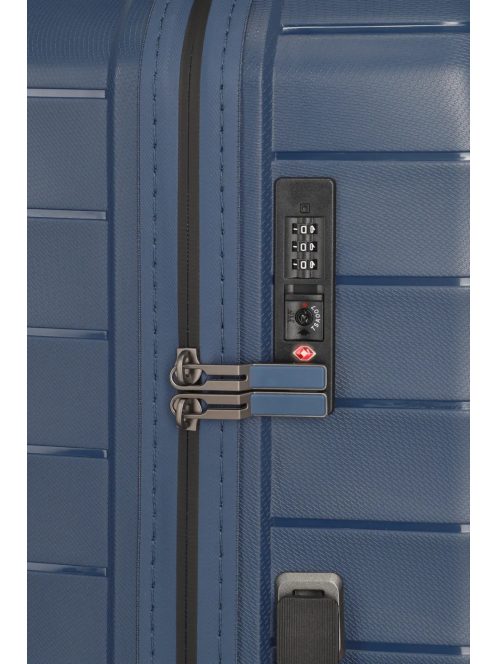 Travelite Mooby kék 4 kerekű nagy bőrönd