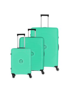 Travelite Orbita menta 4 kerekű 3 részes bőrönd szett