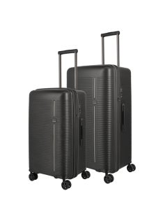 Travelite Roomer fekete 4 kerekű közepes és nagy bőrönd