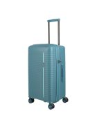 Travelite Roomer jégkék 4 kerekű bővíthető közepes bőrönd
