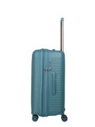 Travelite Roomer jégkék 4 kerekű bővíthető közepes bőrönd