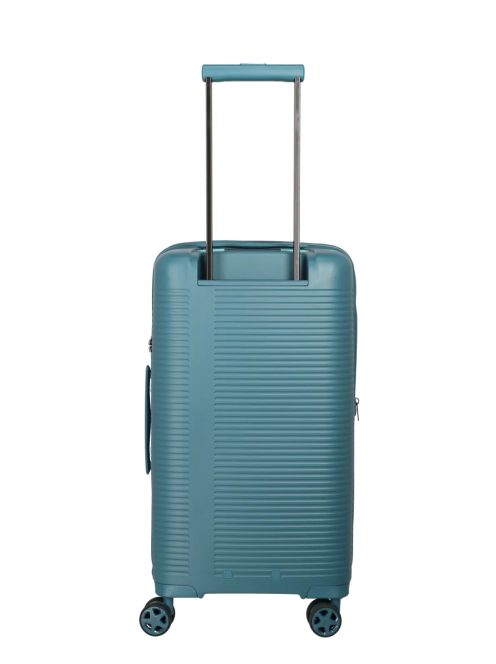 Travelite Roomer jégkék 4 kerekű bővíthető közepes bőrönd