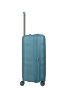 Travelite Roomer jégkék 4 kerekű bővíthető közepes bőrönd