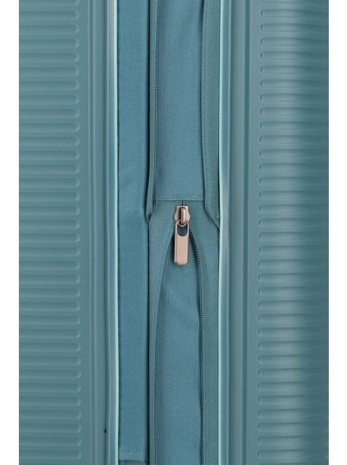 Travelite Roomer jégkék 4 kerekű bővíthető közepes bőrönd