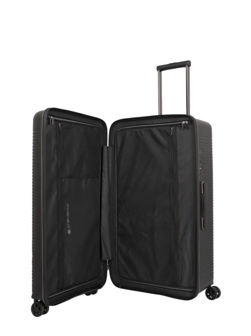 Travelite Roomer fekete 4 kerekű nagy bőrönd