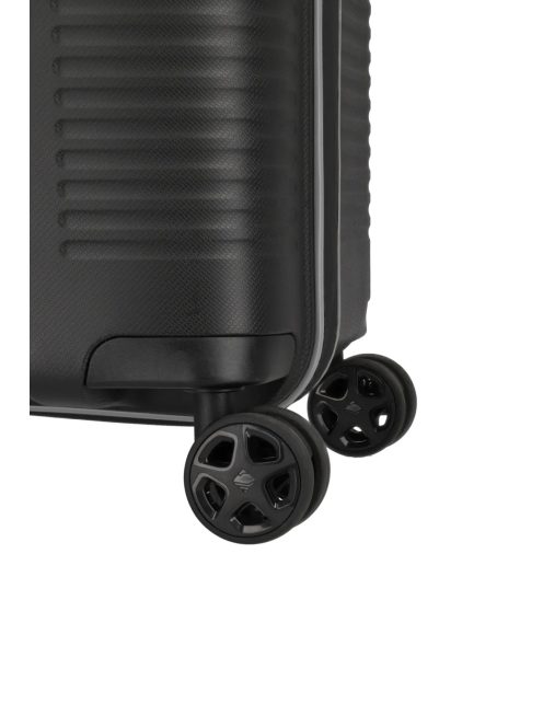 Travelite Roomer fekete 4 kerekű nagy bőrönd
