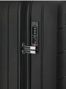 Travelite Burano fekete 4 kerekű kabinbőrönd