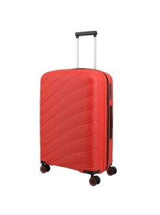   Travelite Burano piros 4 kerekű bővíthető közepes bőrönd