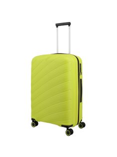   Travelite Burano zöld 4 kerekű bővíthető közepes bőrönd