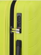 Travelite Burano zöld 4 kerekű bővíthető közepes bőrönd