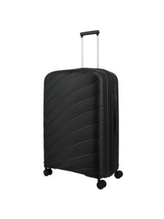 Travelite Burano fekete 4 kerekű nagy bőrönd