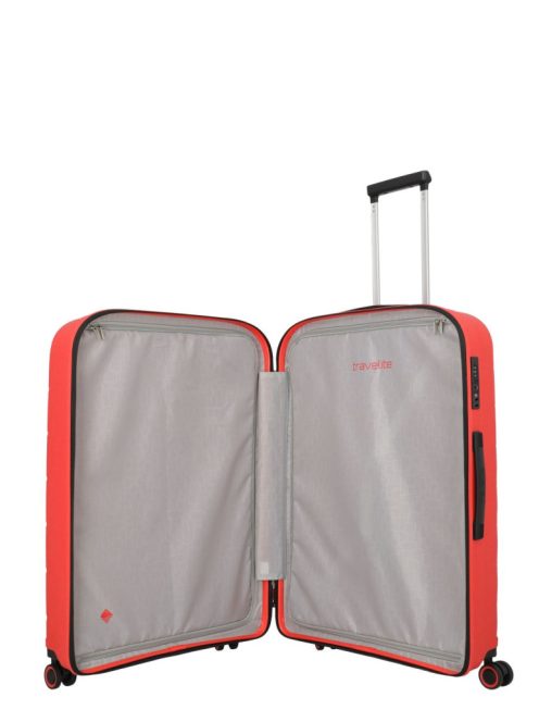 Travelite Burano piros 4 kerekű nagy bőrönd