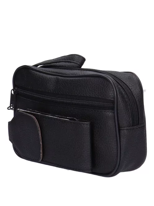 Autóstáska férfi telefonos 19-7 Fekete műbőr