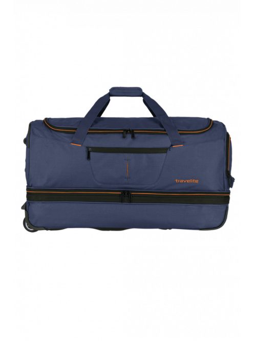 Gurulós utazótáska TRAVELITE Basics 96276 L navy 70 cm nagy
