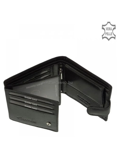 Pénztárca GIULTIERI BLC1021/T Fekete bőr férfi