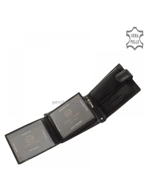 Pénztárca GIULTIERI BLC1021/T Fekete bőr férfi