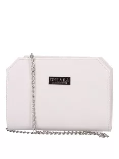 Chiara M 811 fehér rostbőr női alkalmi táska